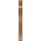 Ekena Millwork 6-in W x 48-in D x 48-in H Funston Trad Rough Cedar Woodgrain TimberThane Outlooker, Primed Tan OUTUR060X48X48FST04RCPR - alternate 2